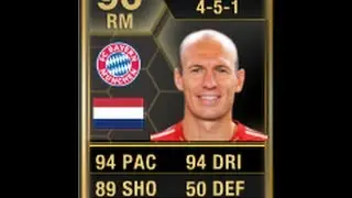 FIFA 13 SIF ROBBEN Review 90 & In Game Stats Ultimate Team