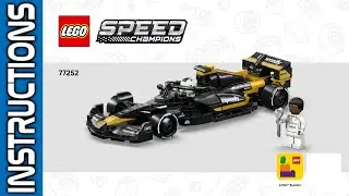 LEGO 77252 APXGP Team Race Car | Step-by-Step Instructions🏎️💨