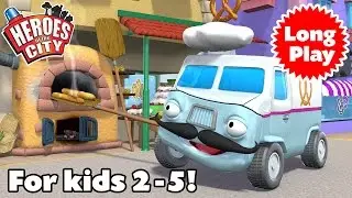 Heroes of the City 1-2 - Benny the Baker Bundle - Preschool Animation -  Long Play | Car Cartoons