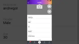 How to change language, country, username in Parlor app?