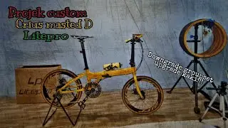 LITEPRO CRIUS MASTER D FOLDING BIKE CUSTOM PROJEK 2022