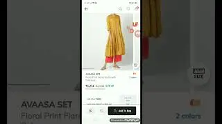 #Ajio Avaasa party wear kurthis Offers | how to apply coupon code | yt #shorts