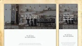 Coffee Shop Responsive Website - Speed Art in Elementor Pro
