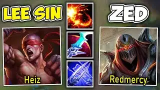 LEE SIN ZED DUO WITH REDMERCY IS 100% UNFAIR! - League of Legends