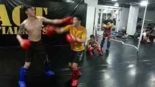 Muay Thai Sparring at Impact MMA