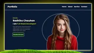 Create A Personal Portfolio Website Using HTML CSS & JavaScript Tutorial Easy Step-By-Step