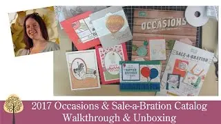 2017 Occasion and Sale-a-Bration Catalog Walkthrough & Unboxing