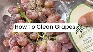 How To Clean Grapes#disinfectant#grapes