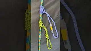 Как завязать фрикционный узел KLEMHEIST для подъема по веревке!