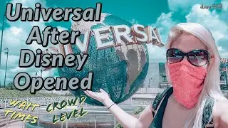 Crowds at Universal Resort AFTER Disney World Opened | Is It Busier or Slower?