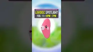 Luvdisc Spotlight Hour details in Pokemon GO!