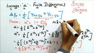 Average operator - Finite Differences