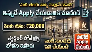 మాకు తెలుగు వాళ్ళు మాత్రమే కావాలి || Telugu Jobs information || Work From Home Jobs || Jobs Updates🏠