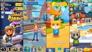 Subway Surfers, Subway Princess Runner, Running Pet, Talking Tom Gold Run, best gameplay 🔥
