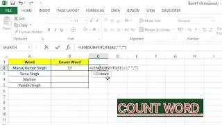 How to Count Words in Excel | Quick & Easy Formula Tutorial