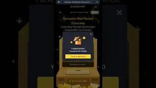 Earn Free Dollar from Binance Ramadan Red Packet Giveaway #binance #redpacket #ramadan