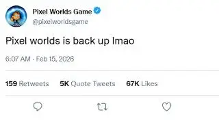 WHY are Pixel Worlds Servers ACTUALLY Back up