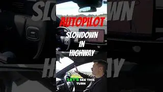 Замедление на автопилоте: тестирование автономного вождения на шоссе!