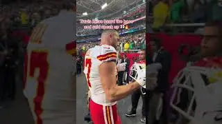 Travis Kelce embraces the boos 😤 #shorts #Superbowl #NFL #Chiefs #Kelce