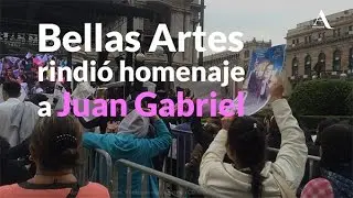 Abrazan fuerte a Juan Gabriel en Bellas Artes - Aristegui Noticias