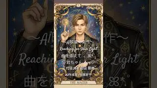 #岩田剛典#PixVerse#ai#shorts#ReachingforYourLight #三代目JSB  ※Al映像新作。曲名だけ変更。私の運命タロットカードに、動きを付けました🩷