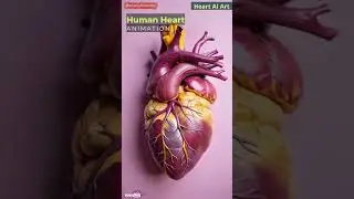 Heart Animation | Human Heart Anatomy | Heart AI Art | 10