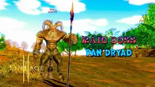 Lineage 2 Raid Boss Level 25 Pan Dryad (Пан Дриад) на карте #lineage2