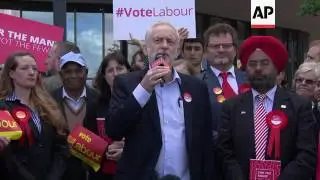 UK opposition leaders on the campaign trail
