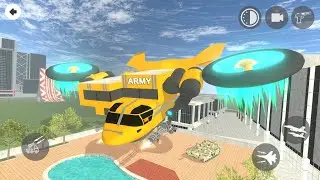 Franklin Change House To Military Airplane Tank  in INDIAN BIKE DRIVING 3D