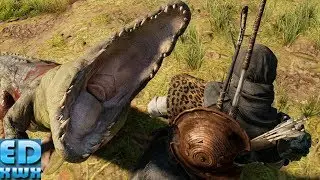 Assassin's Creed Origins Giant Crocodile Battle & Hunting