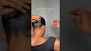 Day 9/30 of styling my relaxed hair. #shorts #shortvideo #hair #hairstyles #hairinspo #haircare