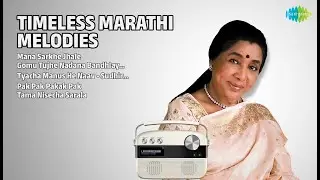 मराठी सदाबहार गाणी | Lata Mangeshkar Songs | Mana Sarkhe Jhale