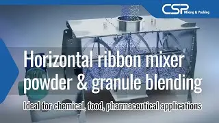 CSP Horizontal Ribbon Mixer | High-Efficiency Powder & Granule Mixing