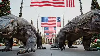 Real Animals Parade in Disneyland! 🇺🇸🎄 Ultra-Realistic 4K | Lions, Elephants & More (ASMR)