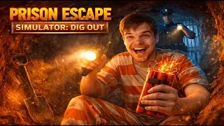 На Конец то Мы Сбежали!Копы Устроили Погоню! Спасёмся Ли?#Финал(Prison Escape Simulator: Dig Out)