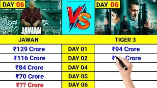 Tiger 3 vs Jawan box office collection Day 6, tiger 3 worldwide collection, tiger 3 total collection