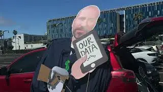 UBER Stop Using AI To Impose Slave Labor Conditions! Gig Drivers Rally & March to UBER HQ In SF