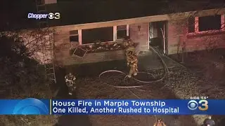 1 Killed, Woman Injured Following Marple Township House Fire