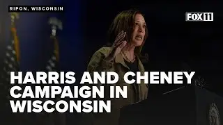 Former Rep. Liz Cheney joins Harris for rally in battleground Wisconsin