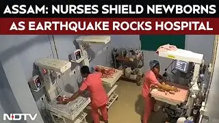 Assam Earthquake Video | On Camera: Moment When Earthquake Struck Assam Hospital