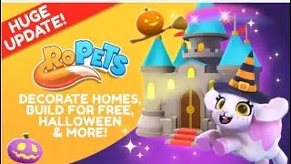 RoPets Update! Homes, Halloween and neighborhoods! 😍