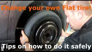Simple tire change lesson that you might have to use one day