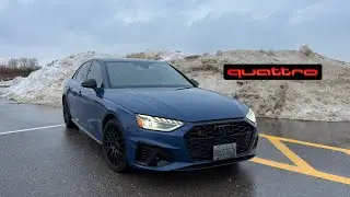 My B9.5 Audi S4 is a Beast in the Snow! Audi Quattro AWD System Explained!