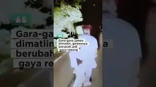 Marah Minta Disinari, Eh Malah Kejebur Kali! ##VideoLucu #SepedaLucu  #PrankJalanan #Kejebur