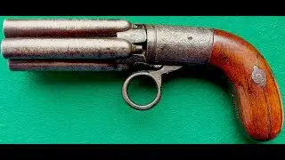 Pepperbox Mariette Brevete #Auguste Francotte #pepperbox pistol