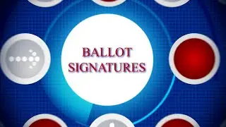 Canton Clerk's Office Election Tips : Ballot Signatures