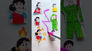 Mummy ne army k liye mana kar diya..#shorts#comedy #funny #drawing#india #btsarmy#trending#ytshorts