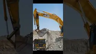 Epic JCB & Truck Coordination on Busy Roadwork!🚧🔥 #part2 #shorts #jcb #constructionlife