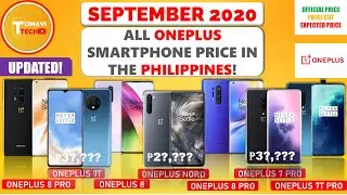 OnePlus SmartPhones Pricelist in Philippines | September 2020 | All Updated! With Narration!