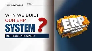 Why we built our ERP System ?